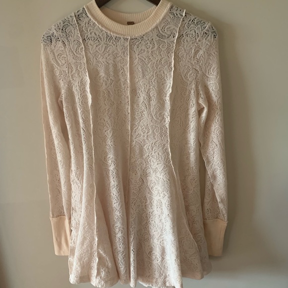 NWT Free People coffee in the morning tunic top - Picture 5 of 6